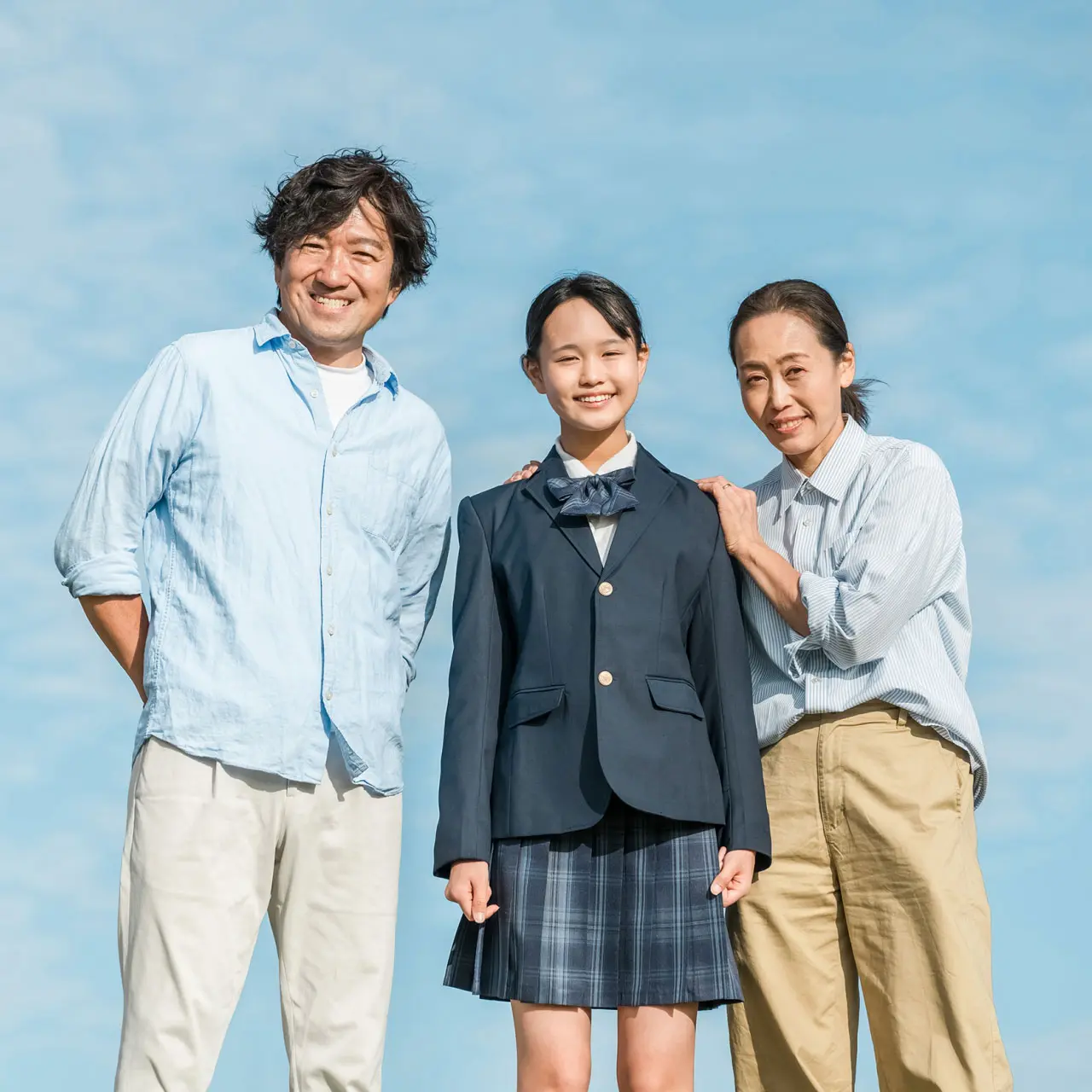 3人家族
